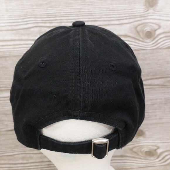 SIRIUS XM SATTELITE RADIO BLACK STRAPBACK BASEBALL HAT CAP - Picture 5 of 8